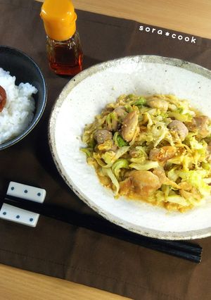 こっくり甘うま＊鶏キャベツの簡単みそ炒め-レシピのメイン写真