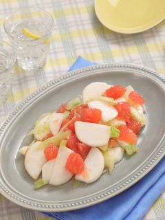 かぶとセロリのグレープフルーツサラダ♪-レシピのメイン写真