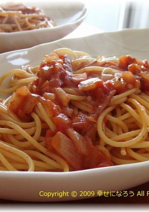 バジル香るトマトパスタ-レシピのメイン写真