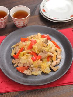 豚肉と野菜の回鍋肉風☆ピリ辛味噌炒め-レシピのメイン写真