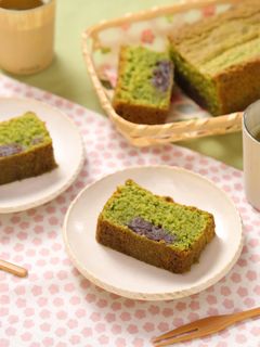 あずきのふんわり♡抹茶カステラ-レシピのメイン写真