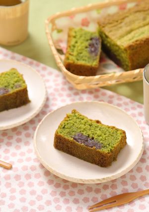 あずきのふんわり♡抹茶カステラ-レシピのメイン写真