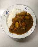 チキンとバナナの洋風マイルドカレー