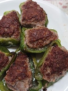 ピーマンの肉詰め-レシピのメイン写真