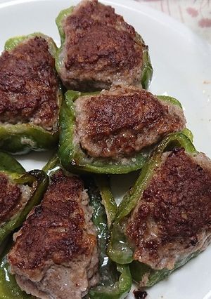 ピーマンの肉詰め-レシピのメイン写真