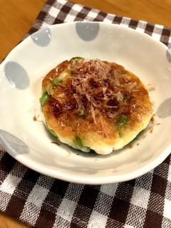 ポリ袋で簡単!枝豆ゴロゴロはんぺん焼き-レシピのメイン写真