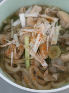 鶏皮うどん-レシピのメイン写真