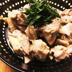 鶏もも肉 お酢と生姜でさっぱり煮-レシピのメイン写真