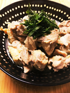 鶏もも肉 お酢と生姜でさっぱり煮-レシピのメイン写真