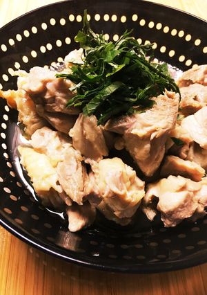 鶏もも肉 お酢と生姜でさっぱり煮-レシピのメイン写真
