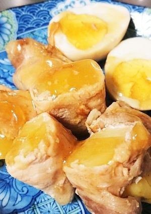 じゃがいも豚肉巻きと卵で角煮風に☆-レシピのメイン写真