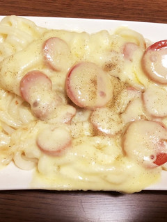 うどんピザ-レシピのメイン写真