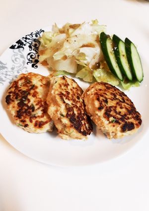 時短♪おつまみにも♪鶏の味噌つくね焼き-レシピのメイン写真