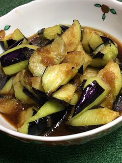 嫁も食べたい!秋茄子の揚げ浸し-レシピのメイン写真