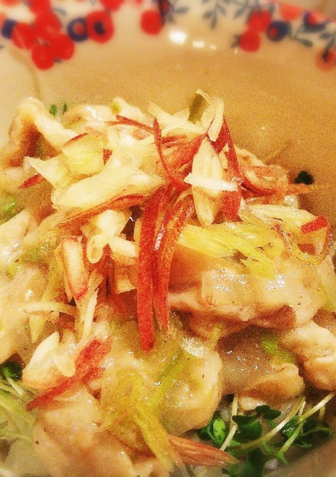 さっぱり！美味しい！ねぎ塩豚丼-レシピのメイン写真