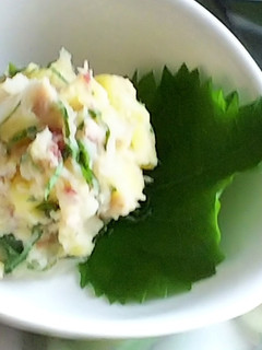 ツナと大葉のポテトサラダ梅風味♪-レシピのメイン写真