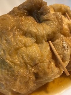 小松菜と卵の巾着煮-レシピのメイン写真