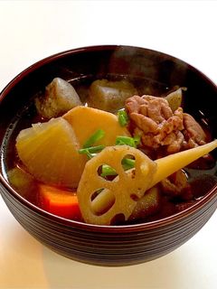 秋!根菜のけんちん汁-レシピのメイン写真
