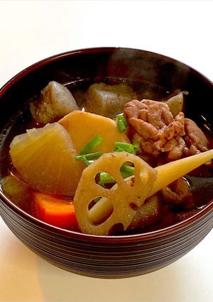 秋!根菜のけんちん汁-レシピのメイン写真