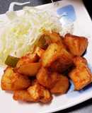 鶏肉とじゃがいものケチャップ炒め
