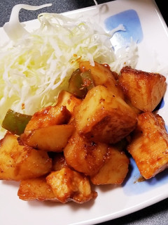 鶏肉とじゃがいものケチャップ炒め-レシピのメイン写真