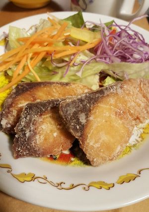 幼児食★ハマチ(魚)の竜田揚げ焼き-レシピのメイン写真