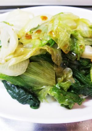 ☆レタスの♪ホットさらだ☆-レシピのメイン写真
