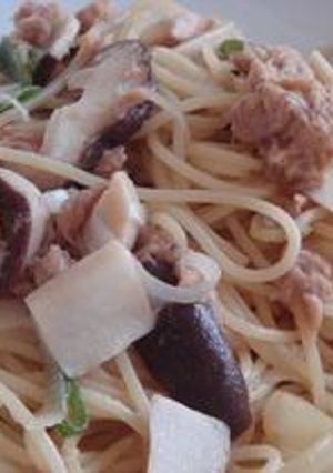 簡単きのことツナの和風パスタ-レシピのメイン写真