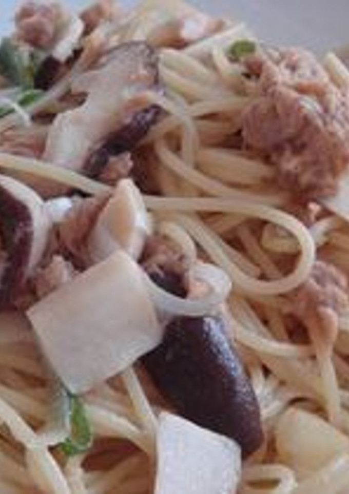 簡単きのことツナの和風パスタ-レシピのメイン写真