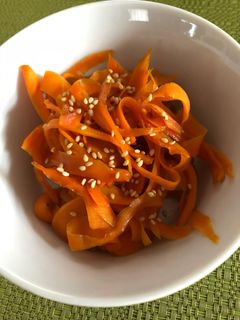 ☆麺つゆで簡単、人参のきんぴら☆-レシピのメイン写真