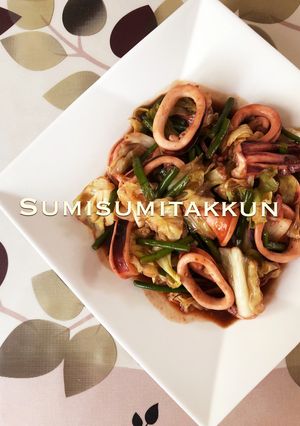 イカの回鍋肉風☆-レシピのメイン写真
