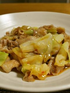 豚肉とキャベツのピリ辛炒め-レシピのメイン写真