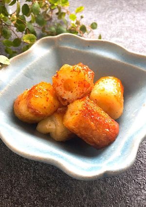 チーズインちくわ甘辛炒め*お弁当に-レシピのメイン写真