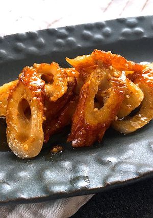 簡単美味しい！ちくわの甘辛炒め*お弁当に-レシピのメイン写真