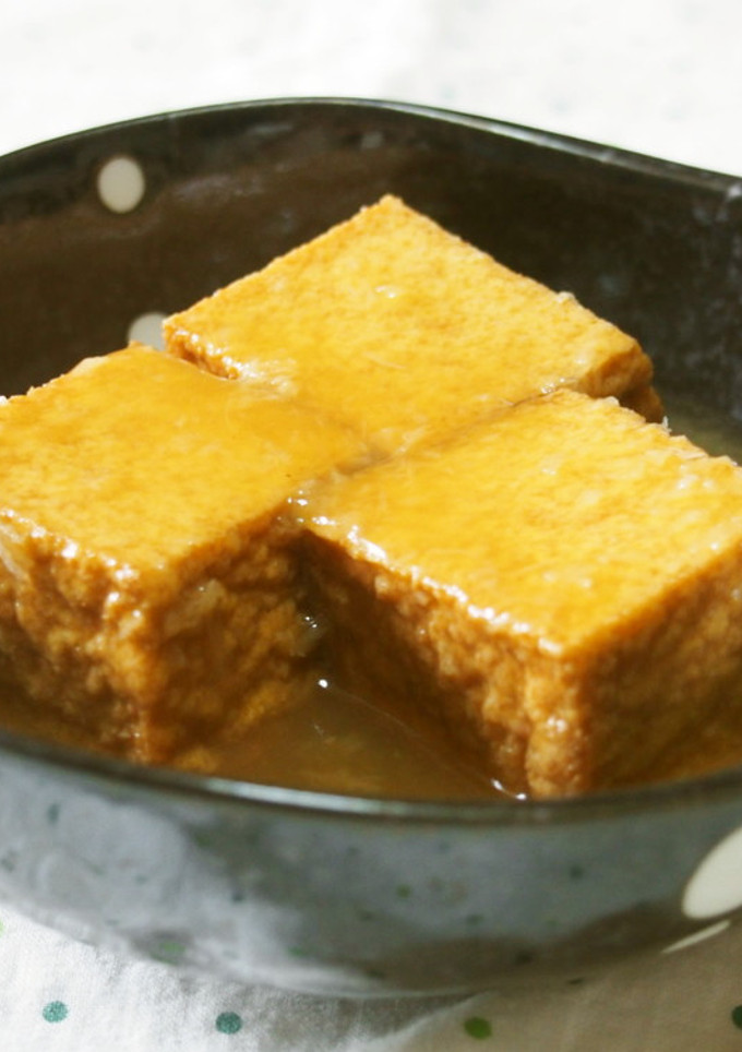 厚揚げの煮物♪生姜をたっぷり入れて♪-レシピのメイン写真