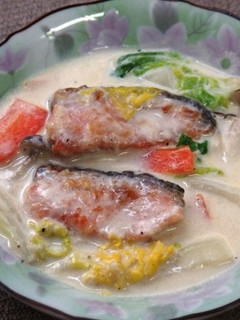 鮭のミルク煮-レシピのメイン写真