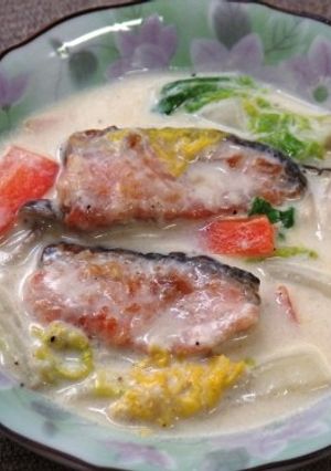 鮭のミルク煮-レシピのメイン写真
