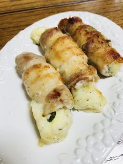 マッシュポテトしそチーズ巻き-レシピのメイン写真