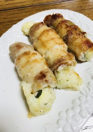 マッシュポテトしそチーズ巻き-レシピのメイン写真