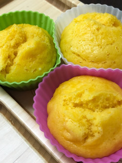 かぼちゃ蒸しパン(離乳食用)-レシピのメイン写真