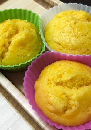 かぼちゃ蒸しパン(離乳食用)-レシピのメイン写真