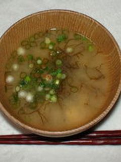もずくの味噌汁-レシピのメイン写真
