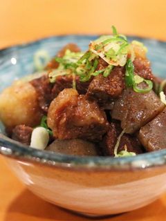 蒟蒻と牛スジ肉のどて煮-レシピのメイン写真