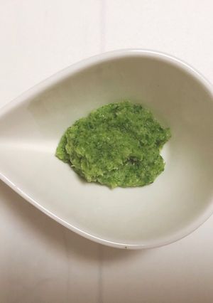 【離乳食初期】ブロッコリーペースト-レシピのメイン写真
