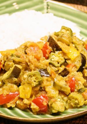 ヘルシー☆彩り野菜とツナのドライカレー♪-レシピのメイン写真