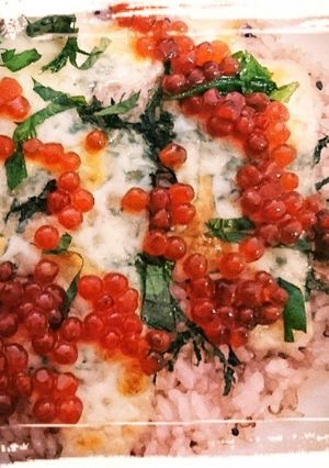 いくらnoライスピザ-レシピのメイン写真