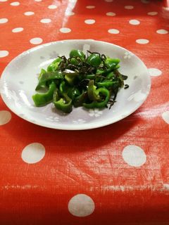 簡単で美味しい☆ピーマンの塩昆布-レシピのメイン写真