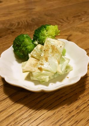 ブロッコリーの茎のおかか醤油マヨ和え-レシピのメイン写真
