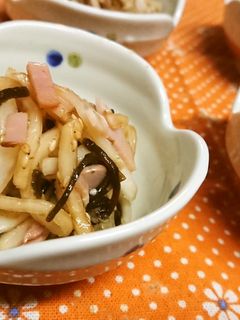 大根消費【大根とベーコンの塩こんぶ和え】-レシピのメイン写真