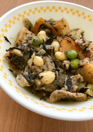 大豆の磯辺煮　　♪大和市学校給食-レシピのメイン写真